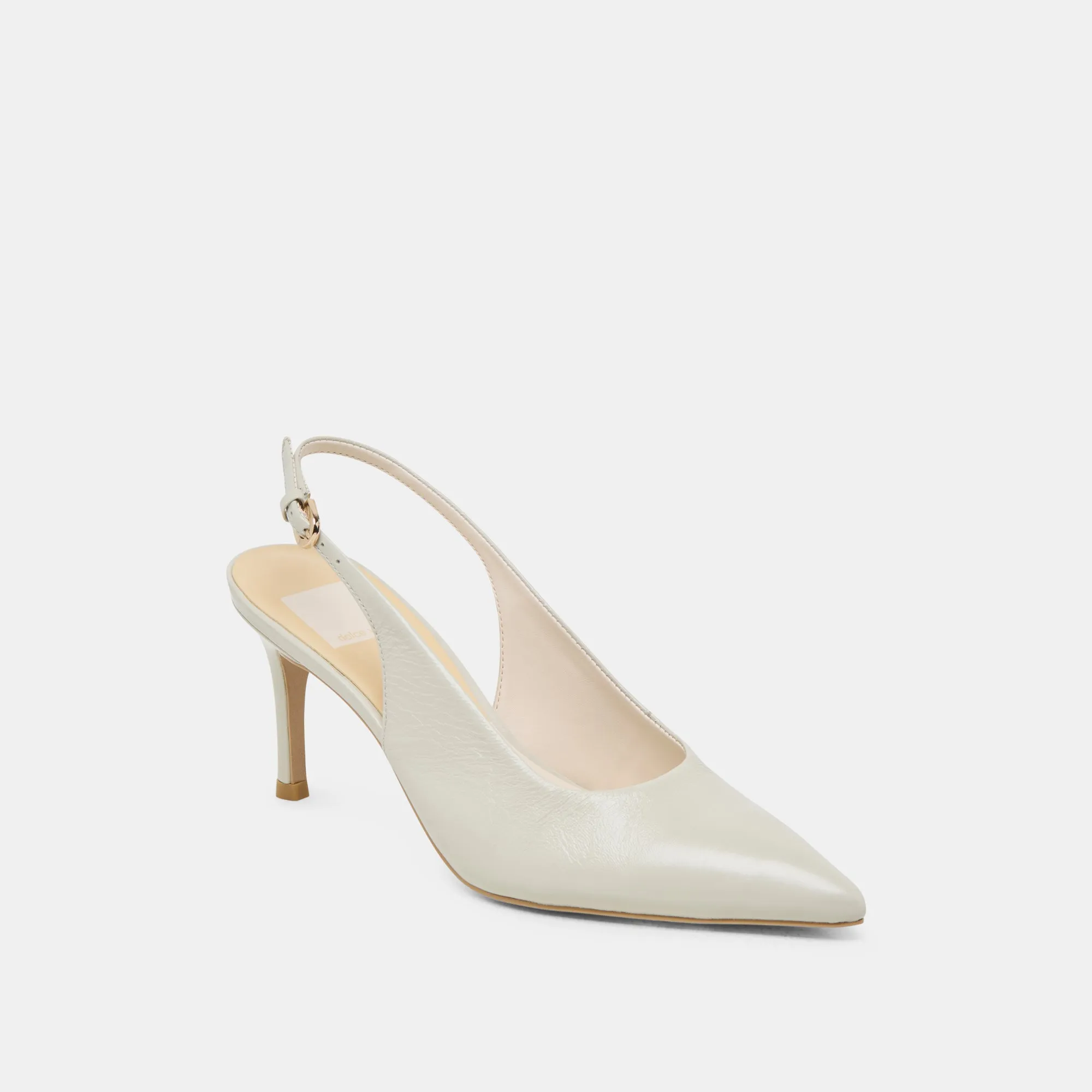 ELASI HEELS LIGHT SAGE LEATHER Chic Heels