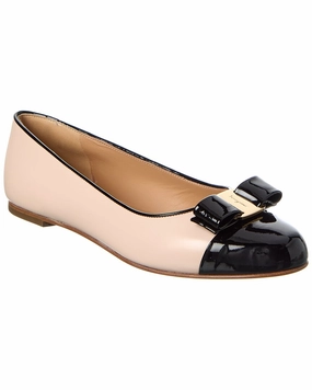 Morning Step Ferragamo Varina Leather Ballet Flat