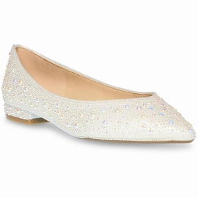 Practical Cushioning Jude Womens Embellished Low Heel Pointed Toe Flats