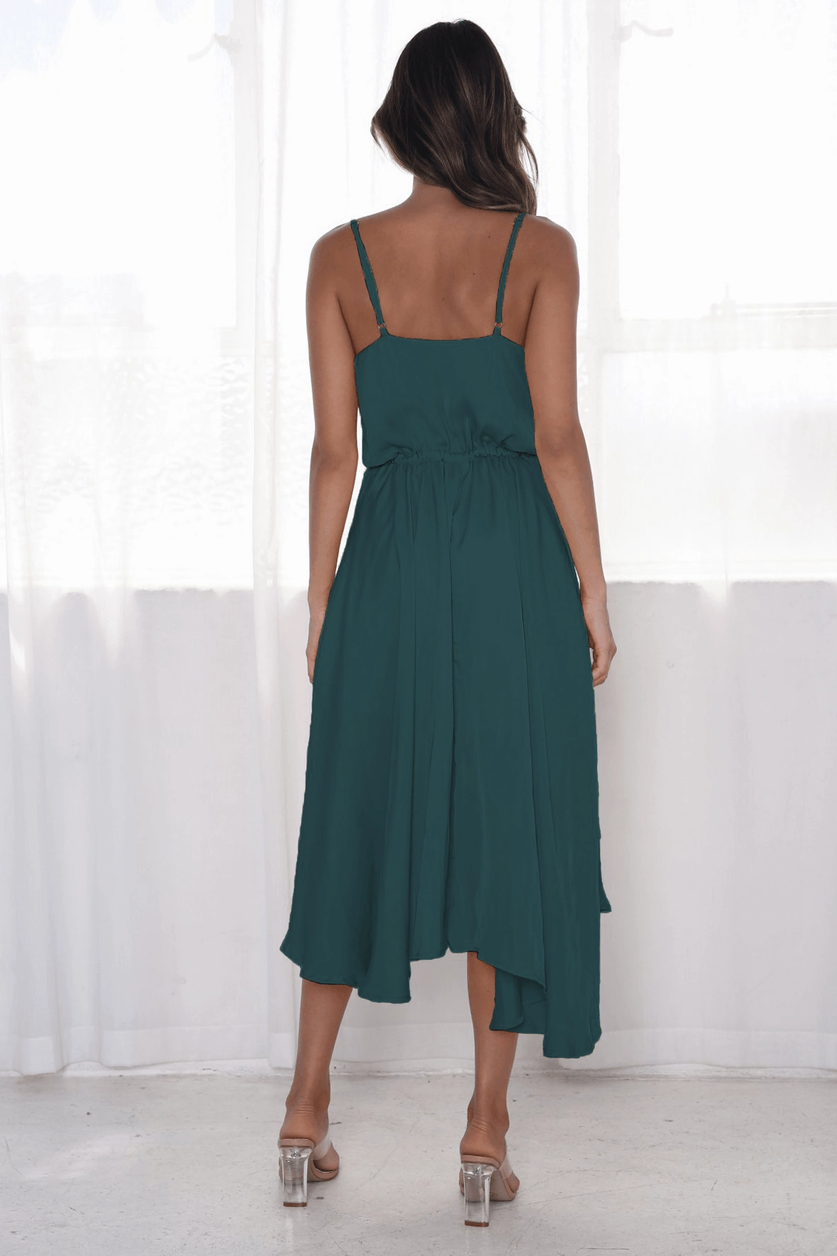 Sunshine Midi Dress - Green All Layer Grass Soft