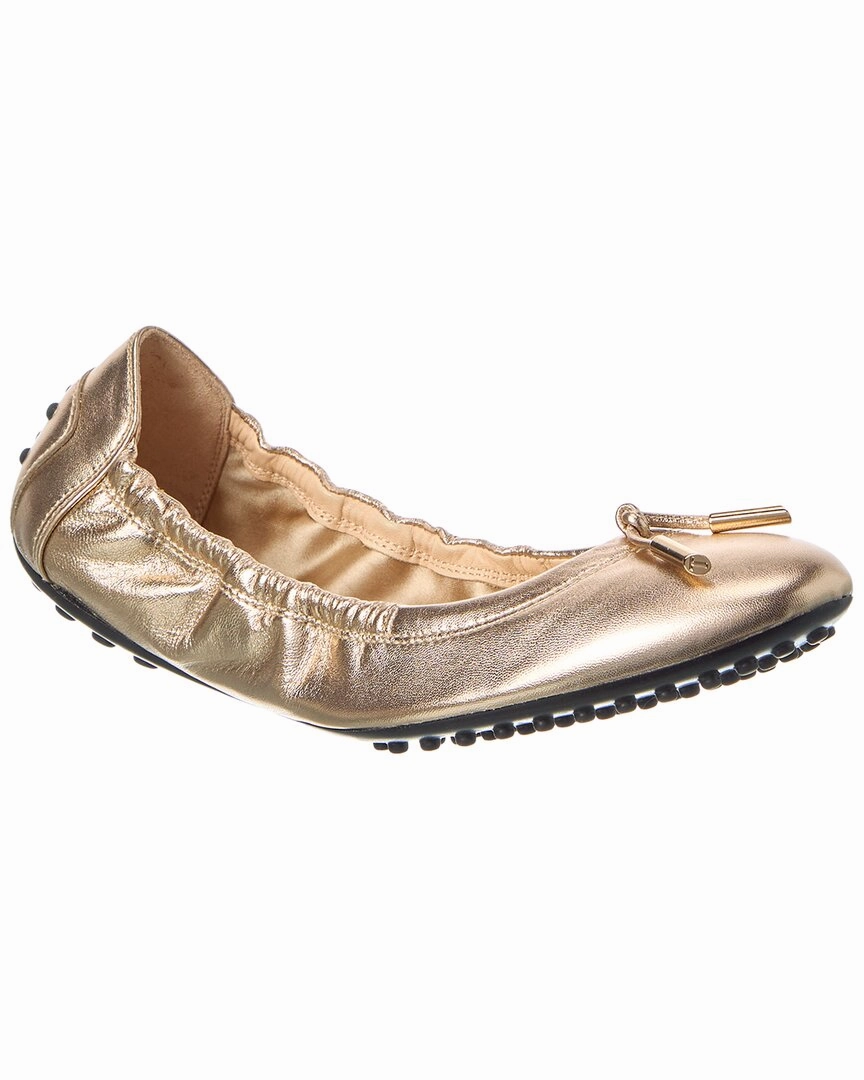 TOD??s Leather Ballerina Flat Island View Roof Top
