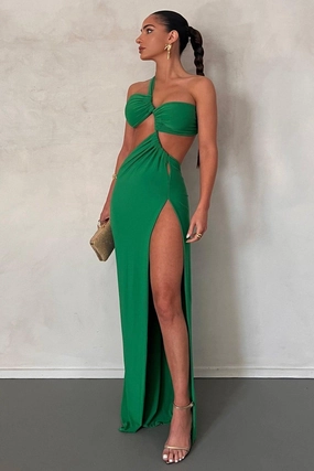Eve Gown - Green Fall Inspired