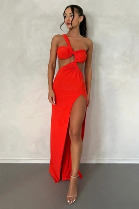Eve Gown - Tangerine Flexible Layers