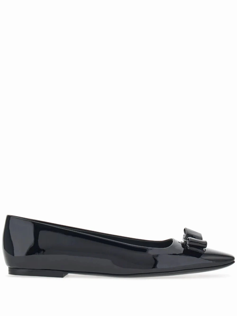Ferragamo Vara Bow Ballerina Shoes Rock Walk Living Ease