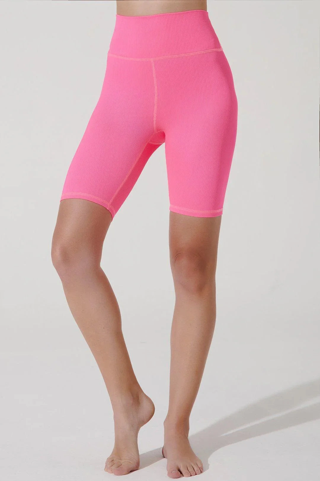 Day Out anti - static F'Onte Biker Short Ribbed - Hot Pink
