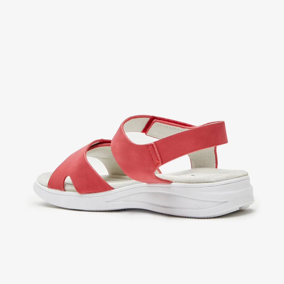 Countess Standard Fit Women's Synthetic Strappy Sandal Lightweight Outdoor Footwear Durable Travel Footwear