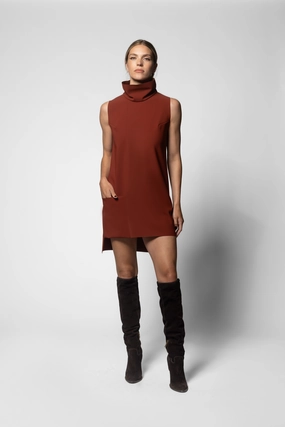 Sharon Mini Tunic - Umber Beach Walk