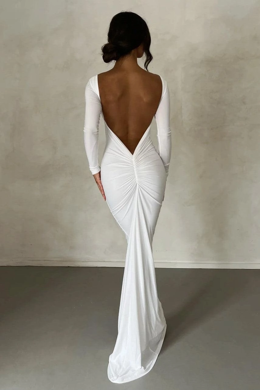 Natalia Gown - White Winter Proof