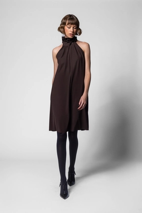 Taka Dress - Espresso Moment Glow