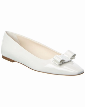 Ferragamo Anz Patent Flat Cliff Step