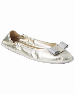 picnic wear Ferragamo Varina Voy Leather Flat