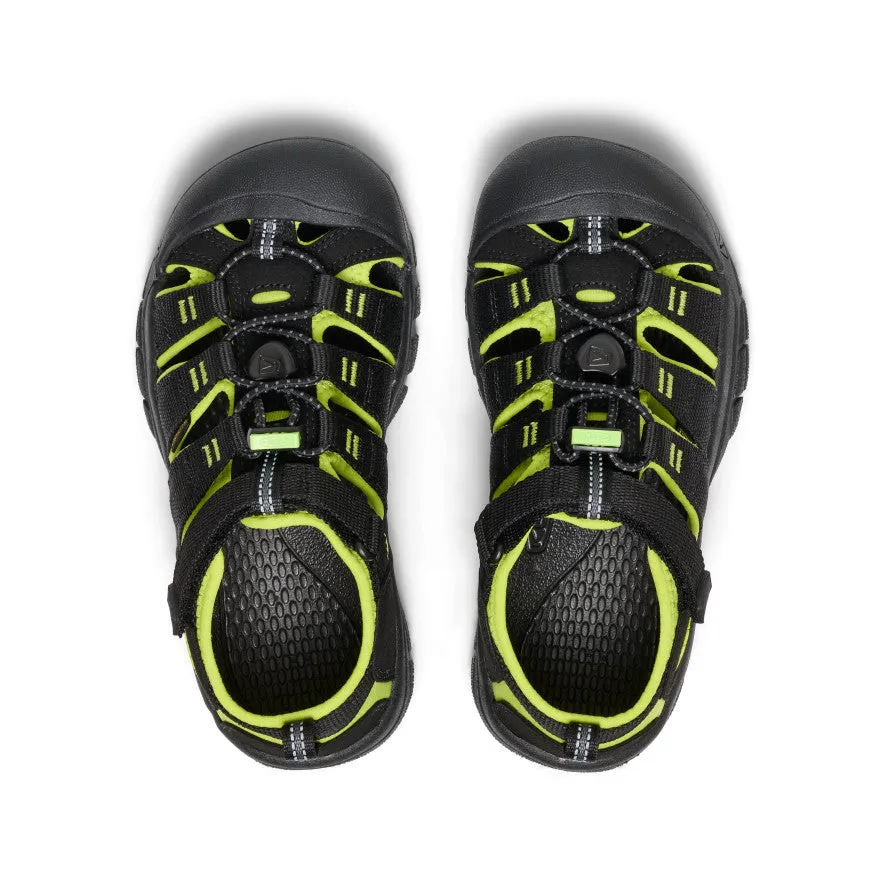 Big Kids' Newport H2  |  Black/Lime Green Chill Walks