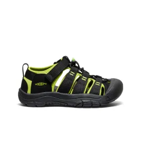 Low Top Design Big Kids' Newport H2  |  Black/Lime Green