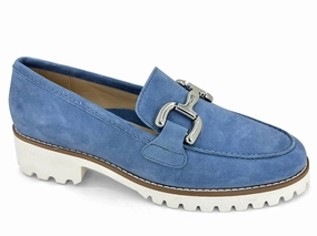 Pose Mood Dinner Plan Women's Kiana Buckle Loafer In Blue