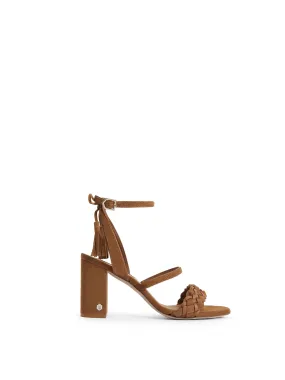 Tuscany Heel - Tan Soft Leather Light Straps