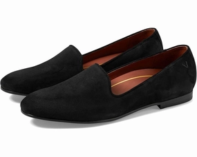 Vionic Willa 10011520-001 Flat Women's US 7 Black Suede Slip-On Shoes KHD2295 Youth Cool