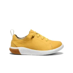 Little Kids' KNX Leather Sneaker  |  Daffodil/Star White Open Toe Style Sporty Footwear