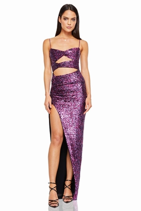 Nookie Sublime Cutout Maxi - Purple Versatile Piece