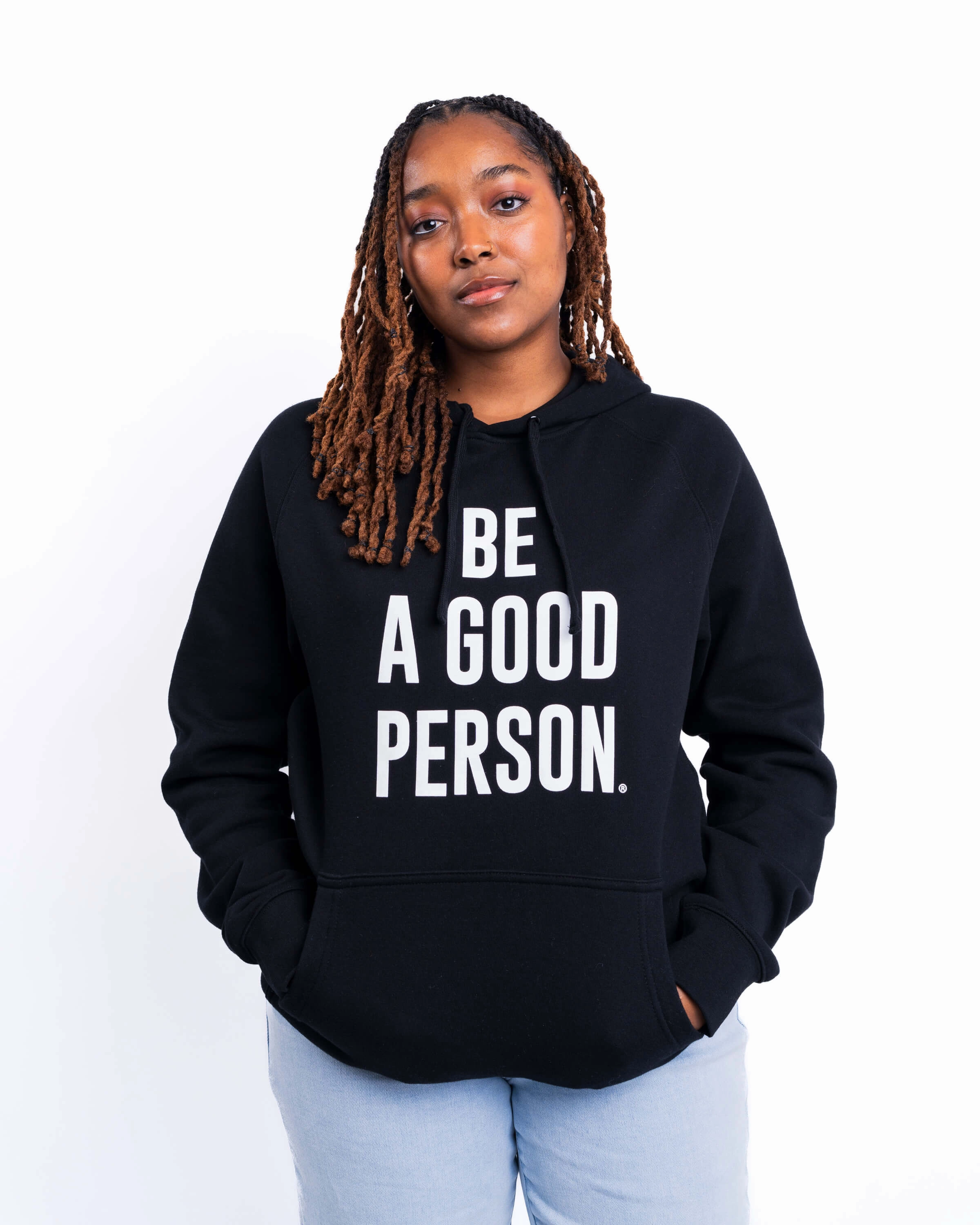 athletic style Signature Lightweight Hoodie - Black