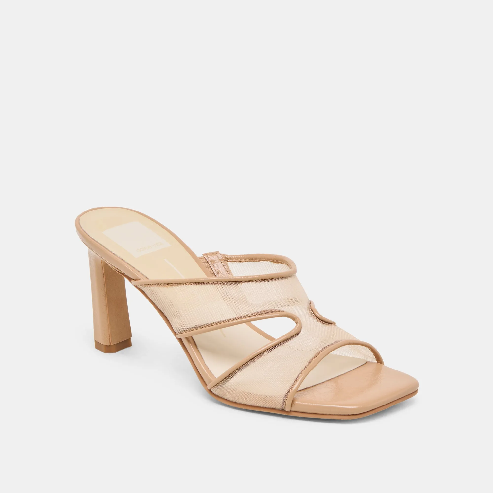 GITEL HEELS LIGHT TAN MESH Ventilated Design