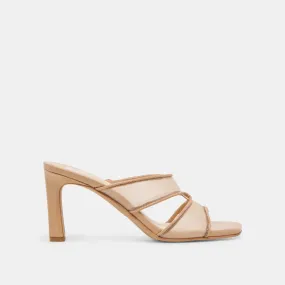 Dainty Heels GITEL HEELS LIGHT TAN MESH