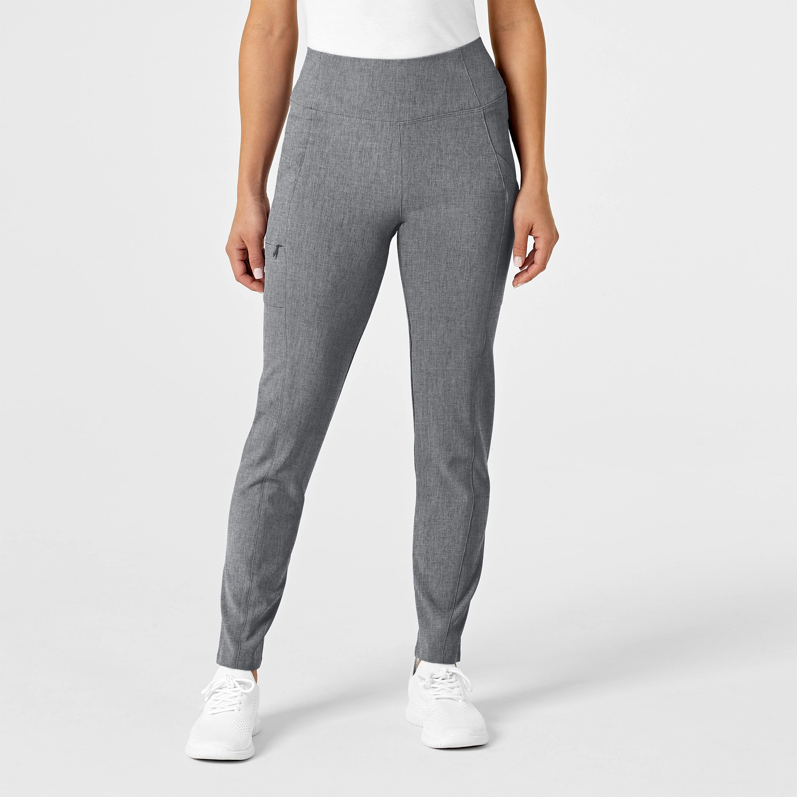 Performance Gear Soft Fabric RENEW Women's High Waist Power Pant - Grey Heather
