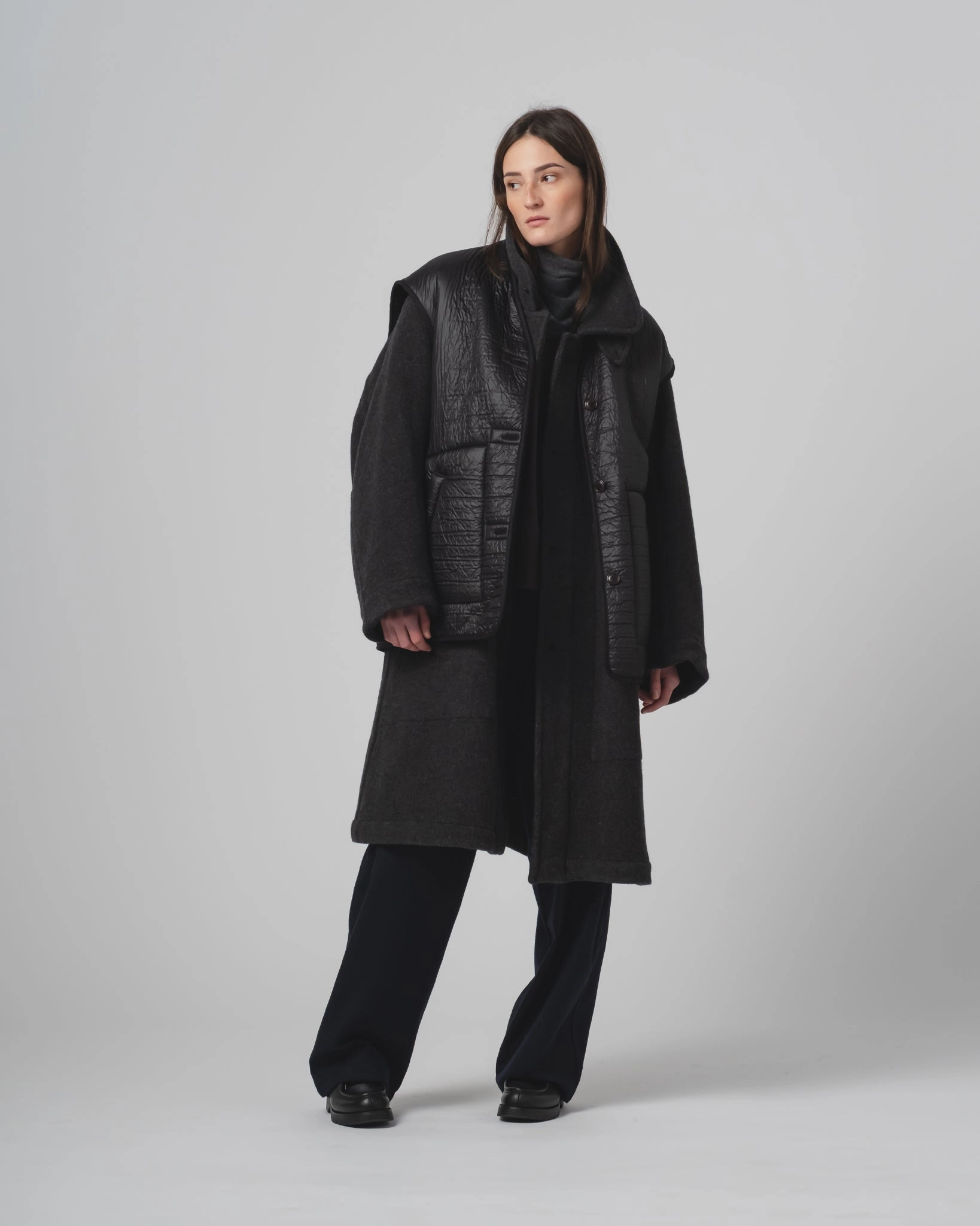 Advice Comfortable Jacket G.o.D Ridge Vest Piumino Nylon Black