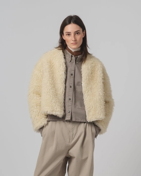 G.o.D Shetland Jacket Alaska Fluff Ecru Confidence booster