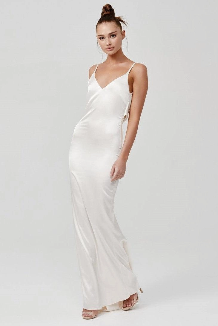 Gabrielle Dress - Ivory (PREORDER) Date-Night Layered Form