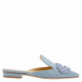 Sand Ready Giannico Daphne Crystal-embellished Woven Flat Sandals