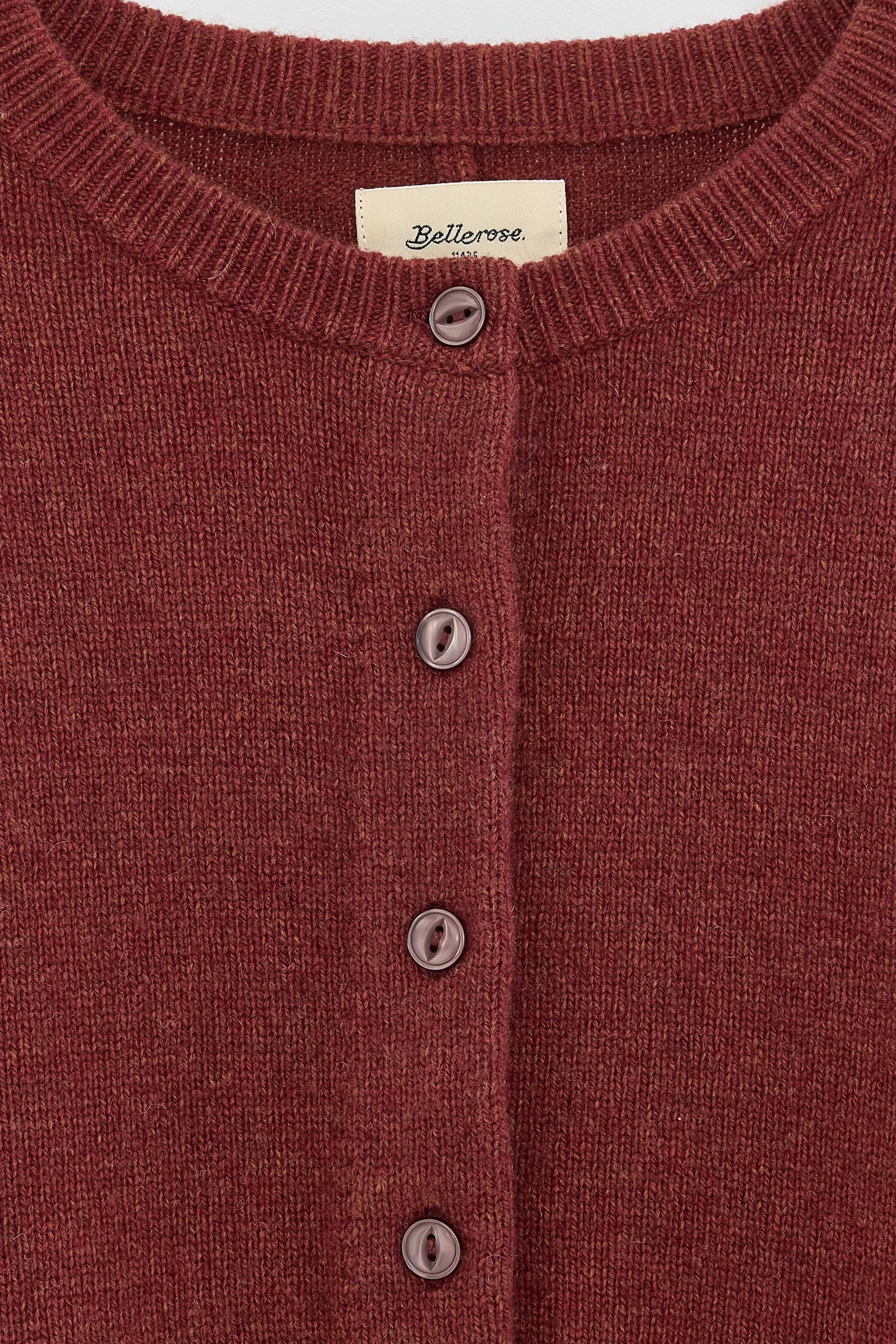 Eco Conscious Manufacturing Gimer relaxed cardigan (252 / G / CERISE)