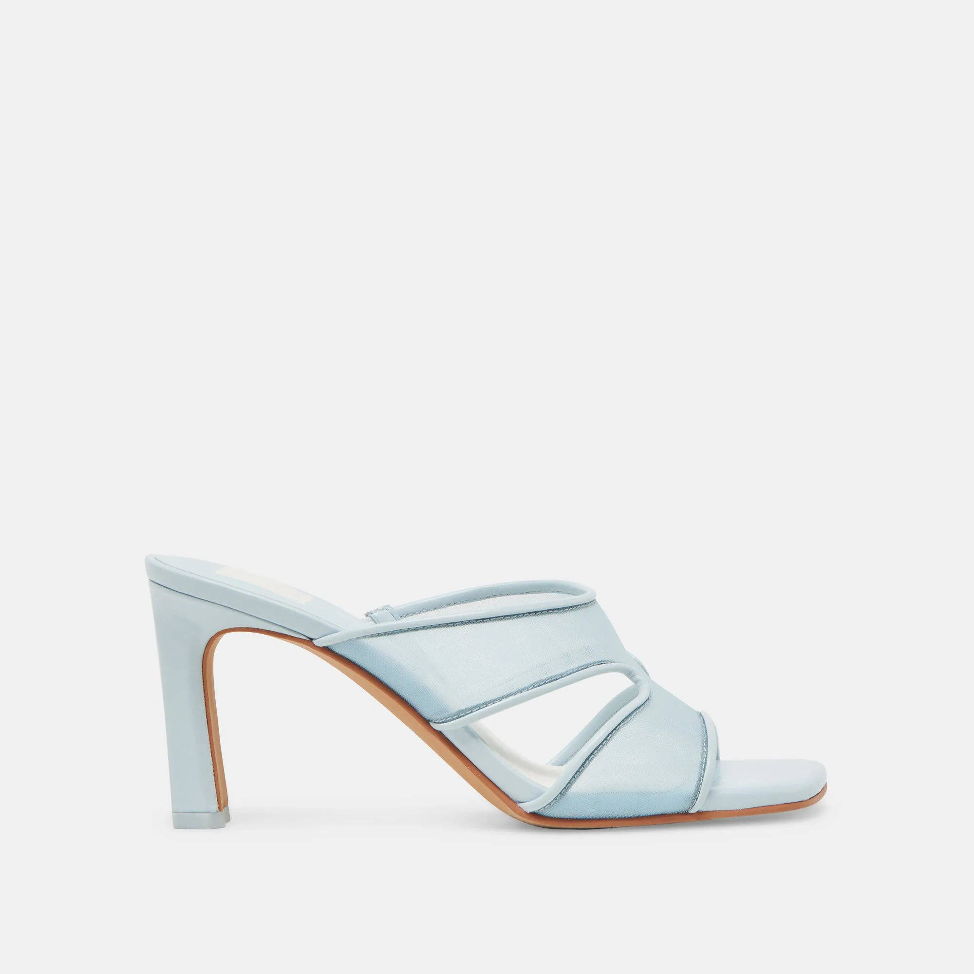 Pointed Sandals GITEL HEELS ICE BLUE MESH