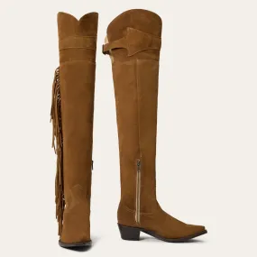 Comfort Wrap Glam Over-The-Knee Fringe Boot