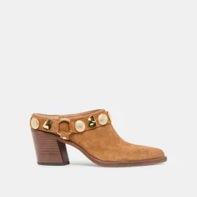 KANYON HEELS BROWN SUEDE Glam Touch