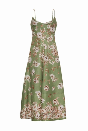 Mae Midi Dress Polished Form Layer Light