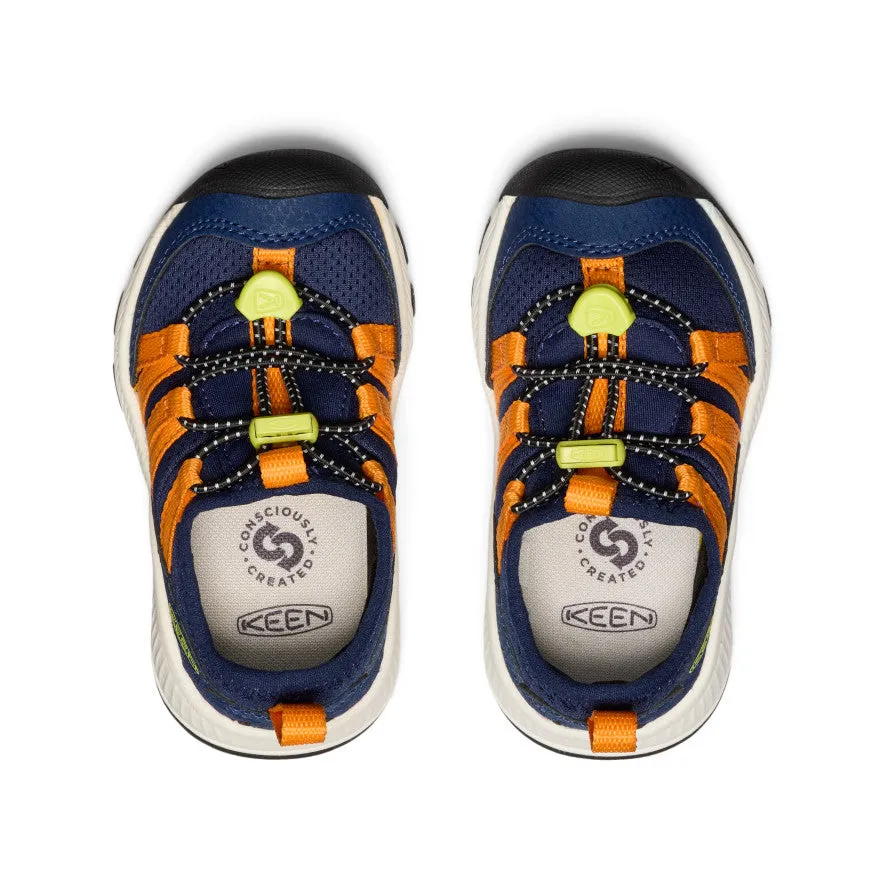 Toddlers' Motozoa Sneaker  |  Naval Academy/Bright Marigold Layered Chic Recycled Material Blend