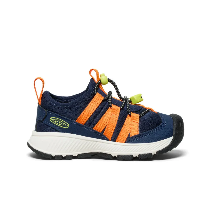 Gym Casual Toddlers' Motozoa Sneaker  |  Naval Academy/Bright Marigold
