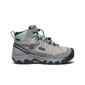 Cushioned Sole Ventilated Design Big Kids' Targhee IV Waterproof Hiking Boot  |  Alloy/Granite Green
