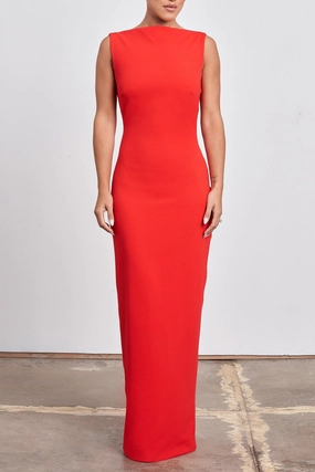 Casual Elegance Style Ease Verona Gown - Cherry Red