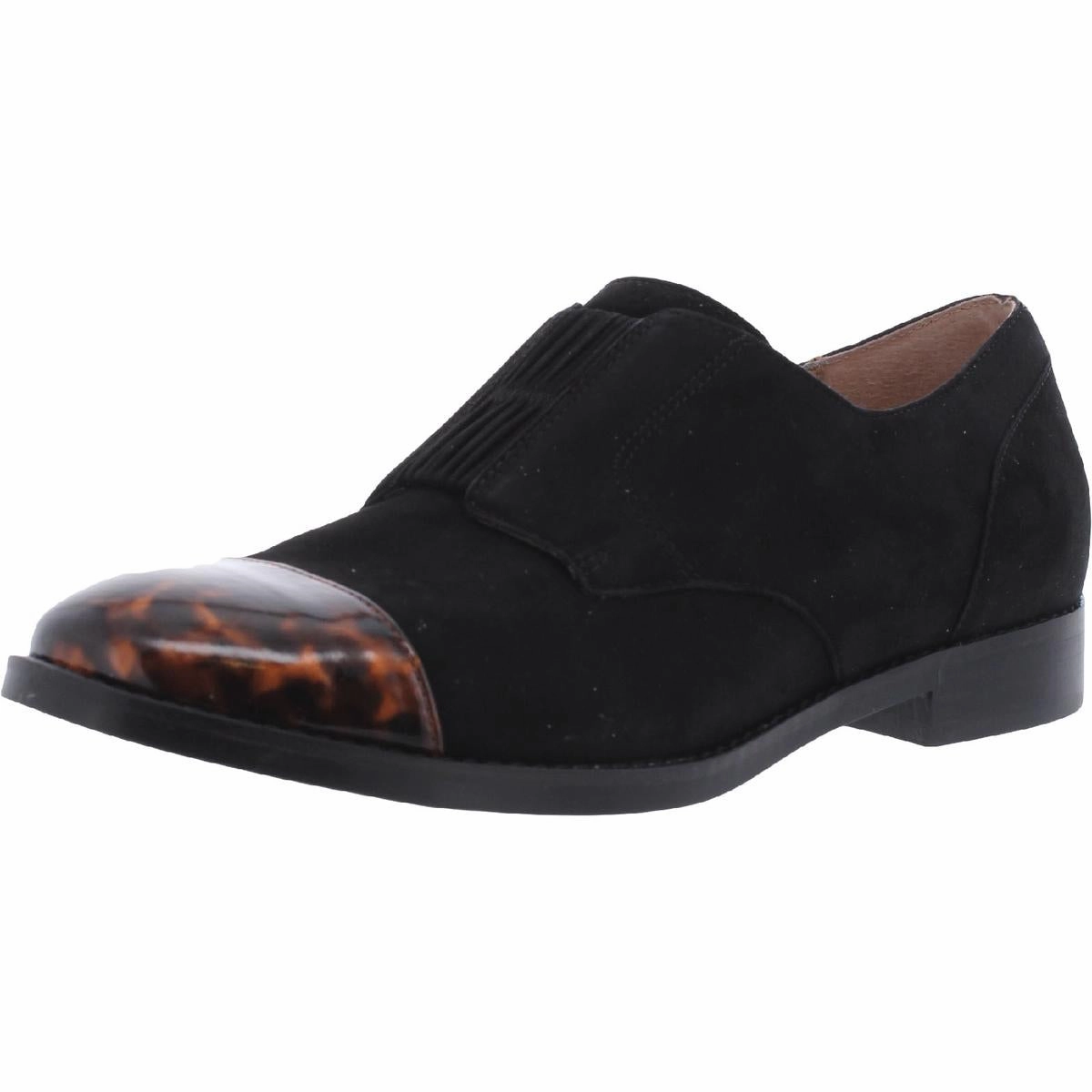 Lake View Flat Sole Jaya Tortoise Womens Suede Ankle Oxfords