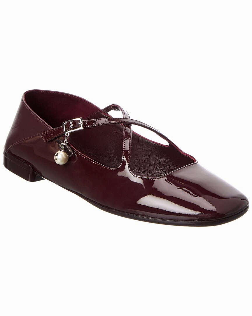 Jimmy Choo Eleri Patent Ballerina Flat Stylish Appearance