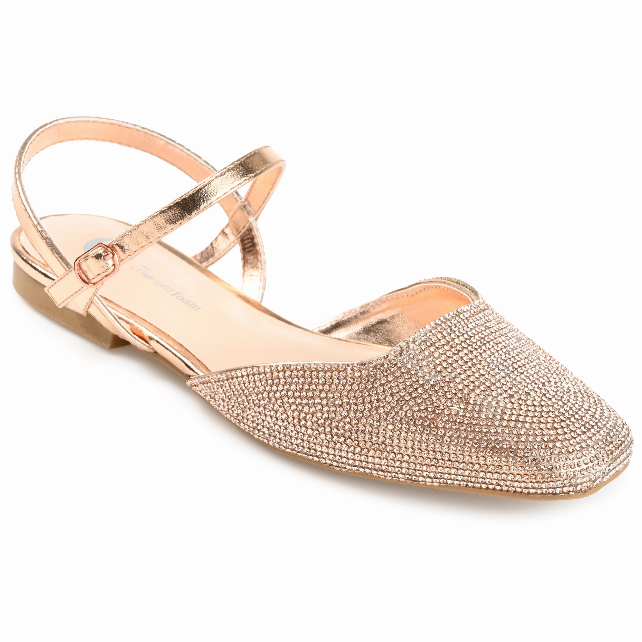 Journee Collection Women's Tru Comfort Foam Narrow Width Nysha Flat Practical Walking Shoes Fish Step