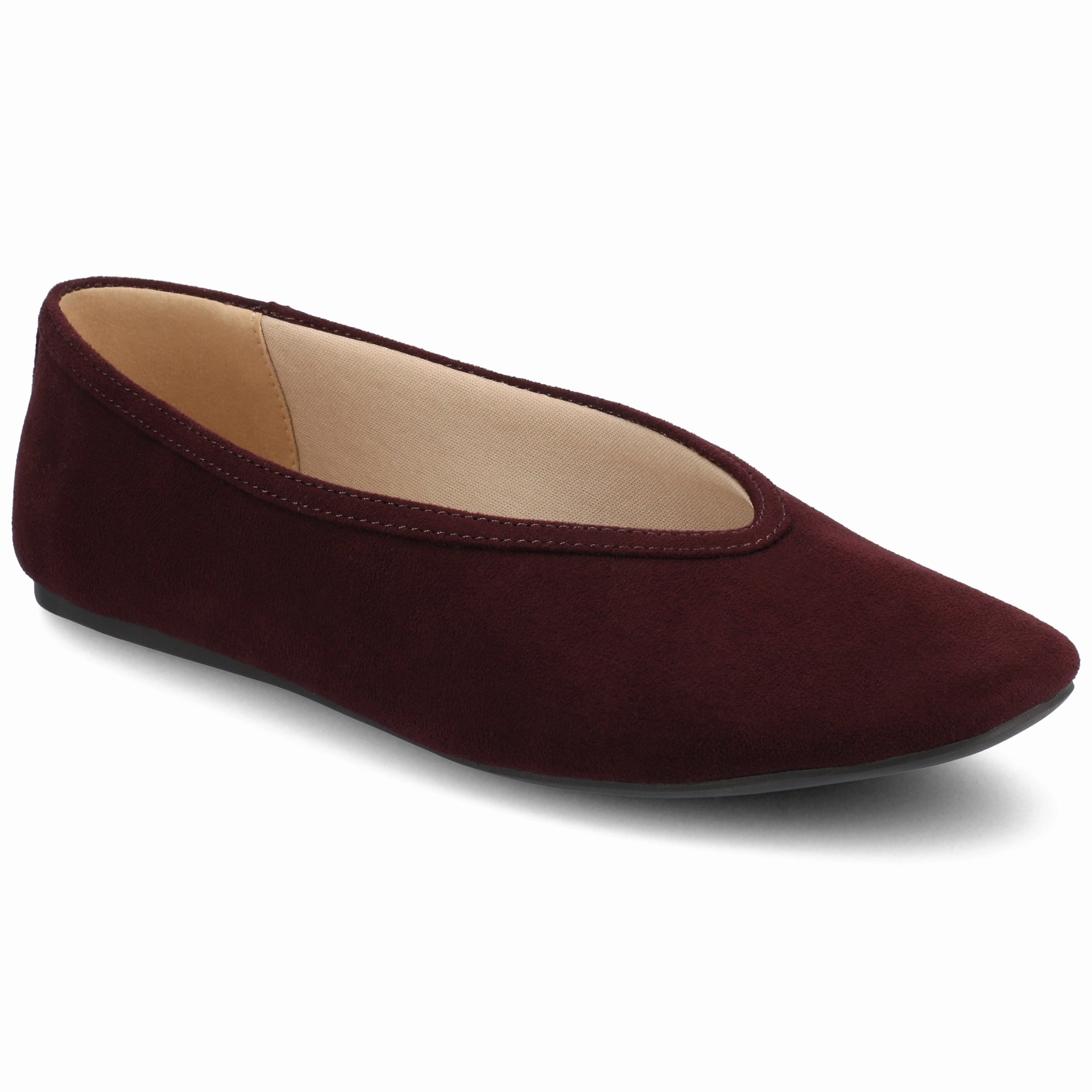 Journee Women's Fortune Casual Ballet Flats Water Path Island View