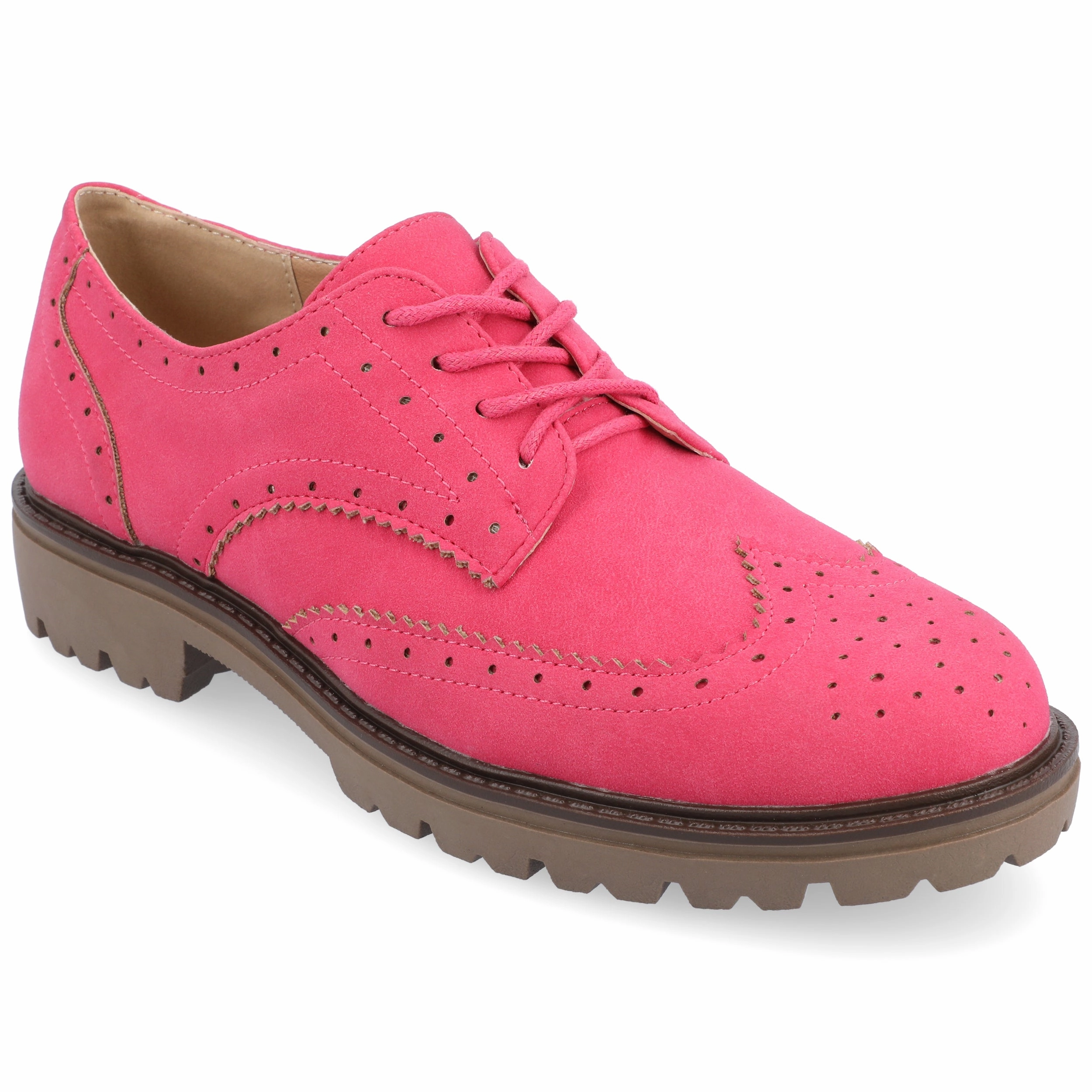 Journee Women's Medium and Wide Width Claudiya Oxford Bead Touch