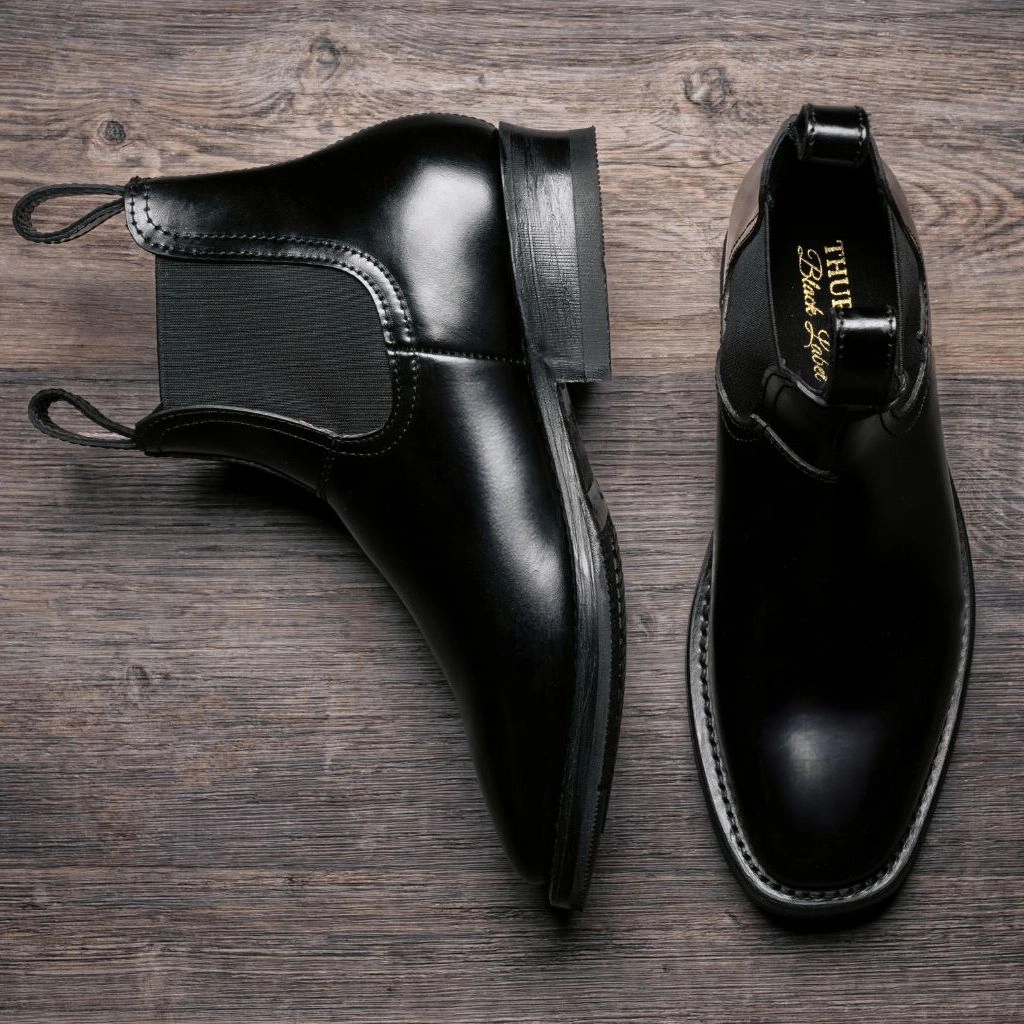 Journeyman | Black Shinki Cordovan Active Use Ankle padding