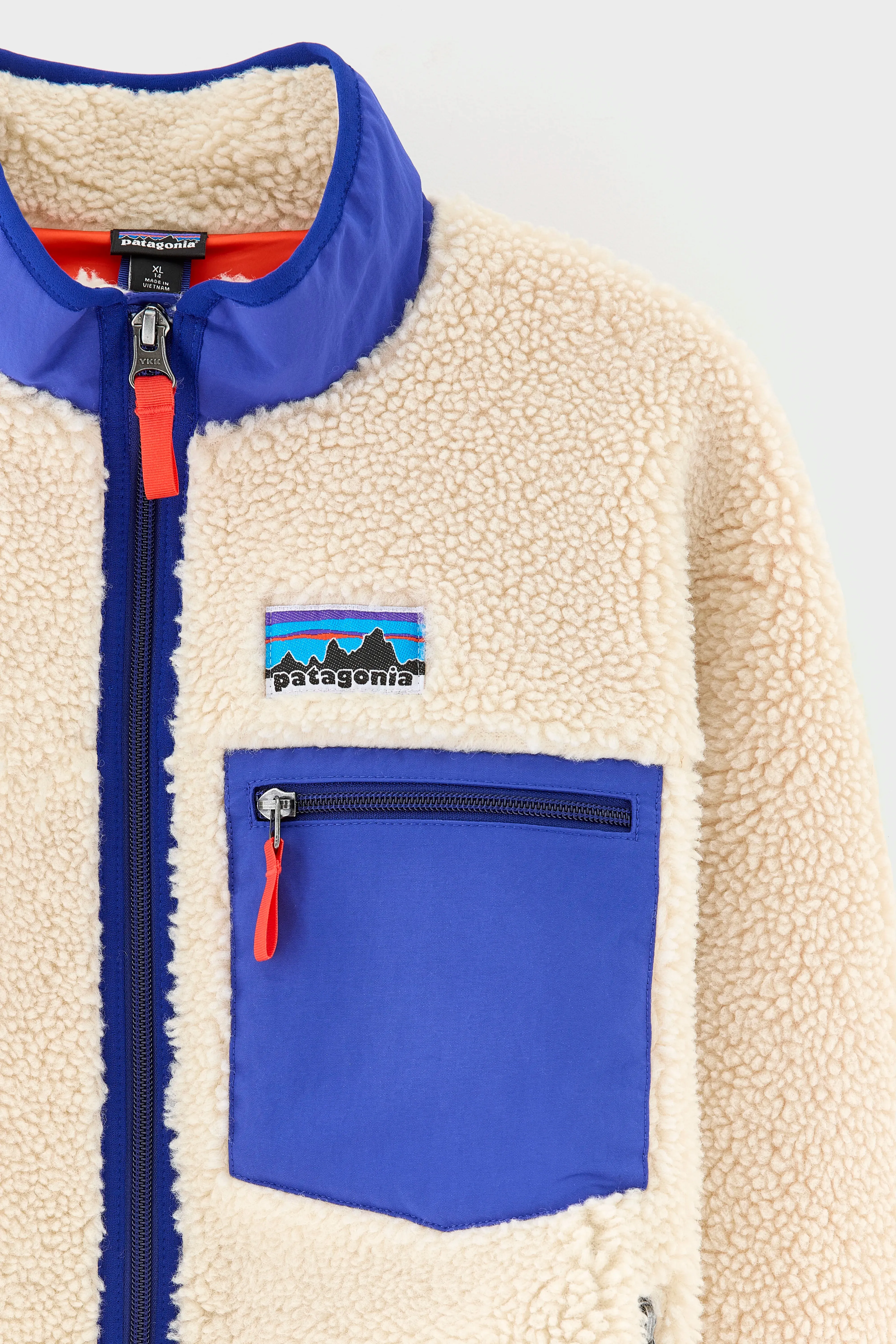 Junior's Retro-X Fleece Jacket  (252 / G / BEIGE) Low Profile Logoing Eco Certified Textiles