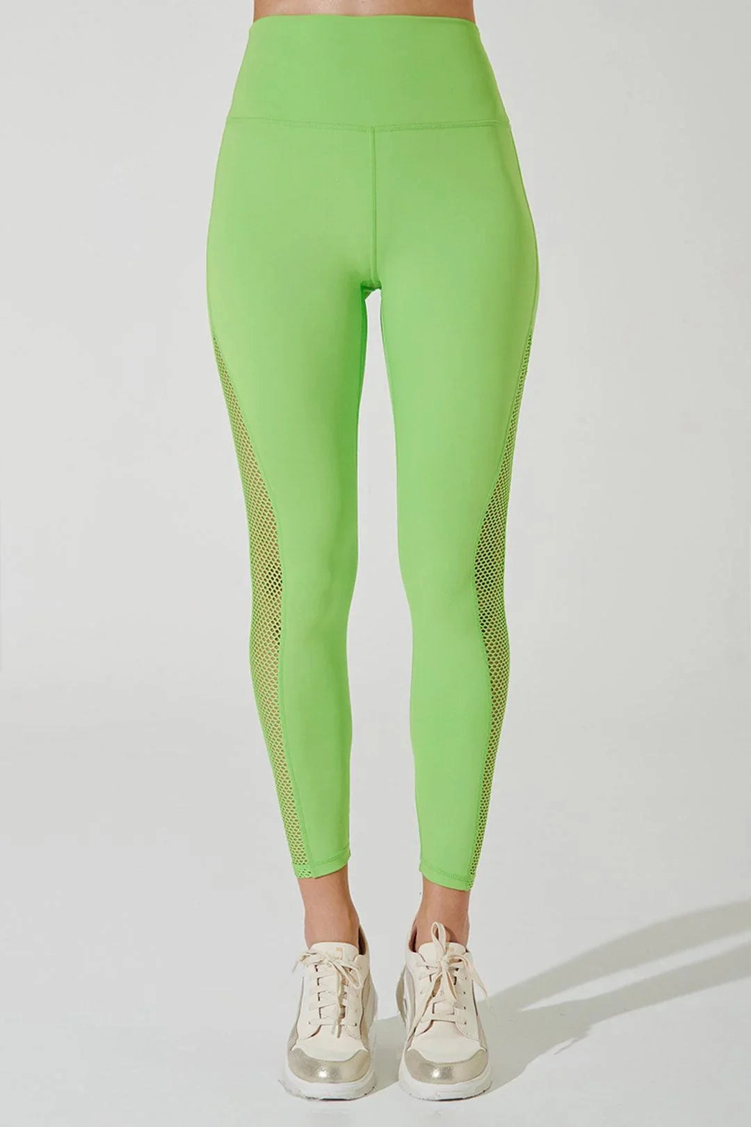 K'Halessi Mesh Legging - Floures Green High Rise Fit Compression Technology