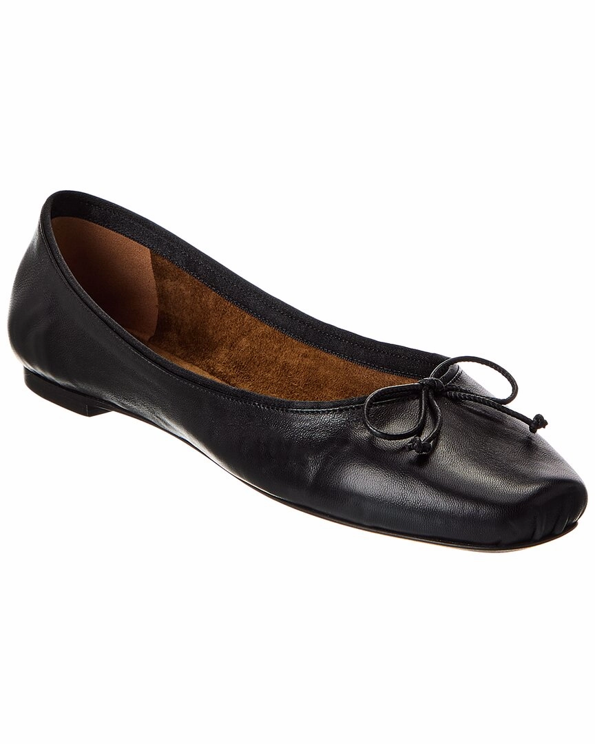 Block Stroll Japan Chic KHAITE Charlotte Leather Ballerina Flat