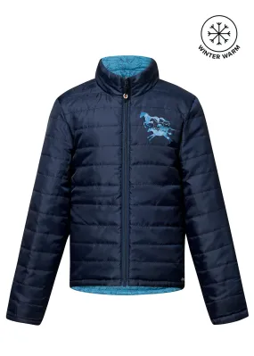 Chic Wardrobe Kids Round Up Reversible Quilted Riding Jacket