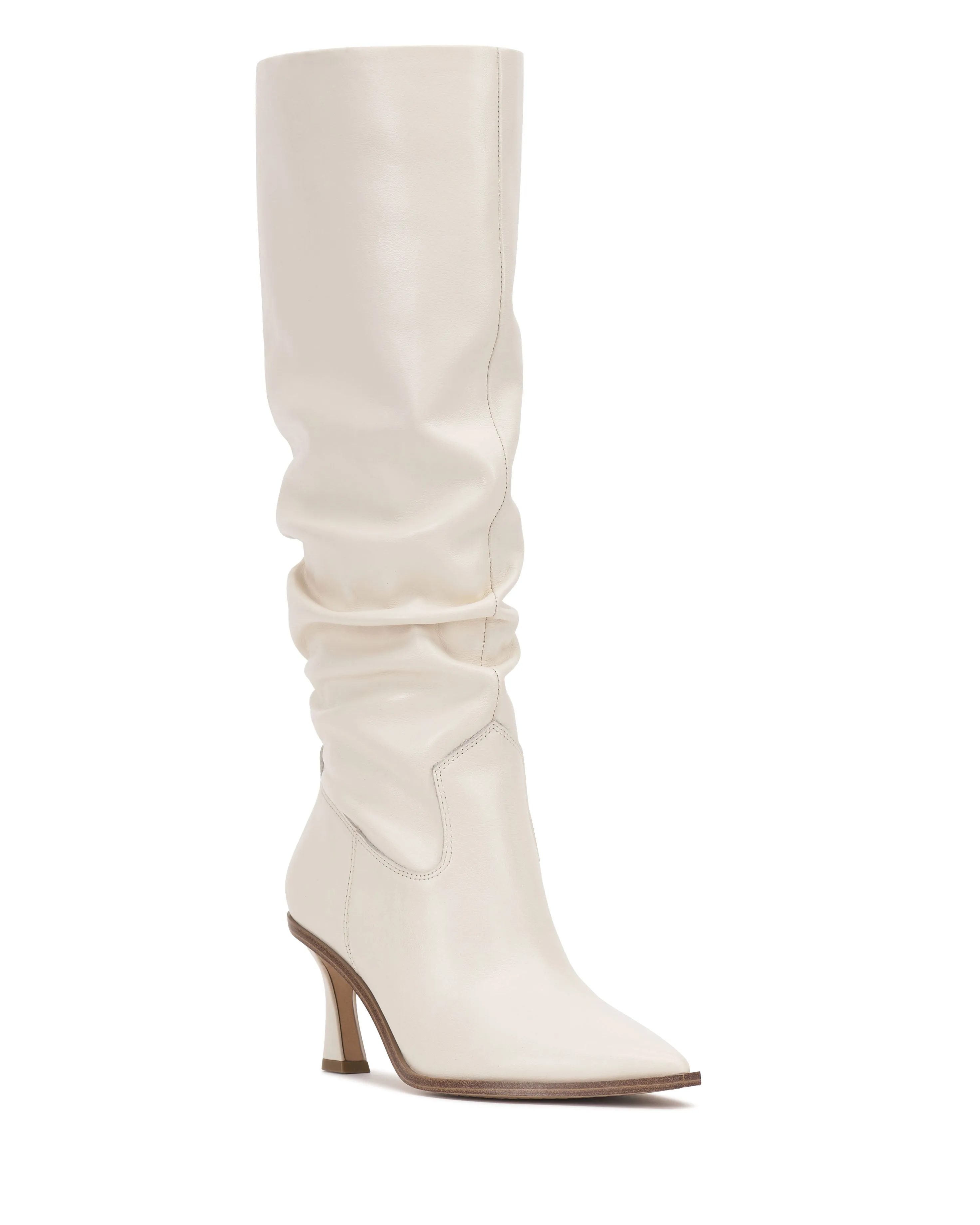 Kindre Wide Calf Slouchy Knee High Boot Construction Grade